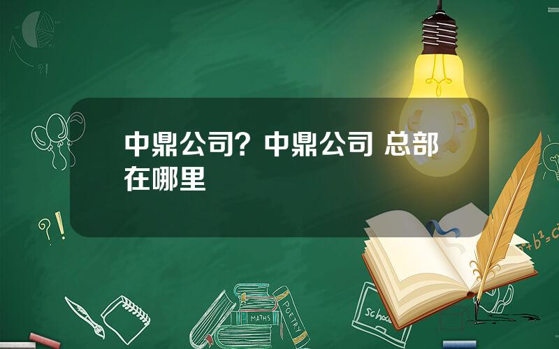 中鼎公司？中鼎公司 总部在哪里